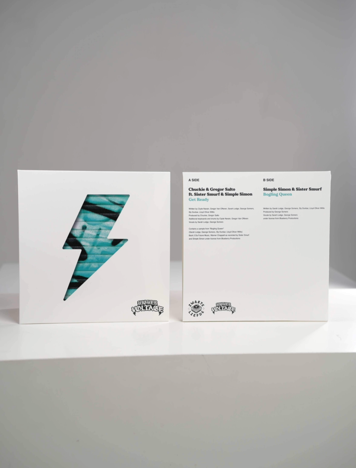 7 Inch Vinyl (limited edition) - Chuckie & Gregor Salto ft. Sister Smurf & Simple Simon - Get Ready