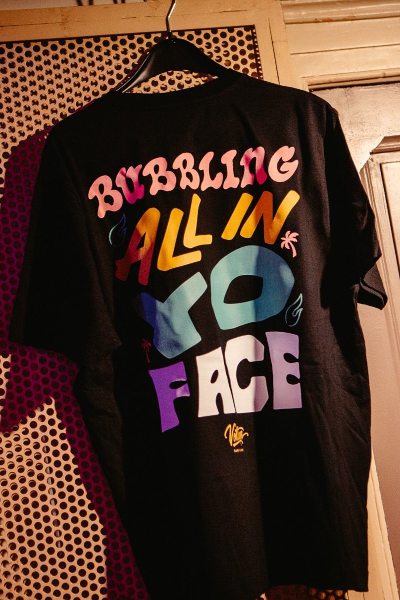 Bubbling All In Yo' Face - Tropic Tee